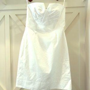 White House Black Market beautiful white dress- 10